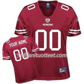 Nainen San Francisco 49ers NFL Pelipaita Custom Punainen 